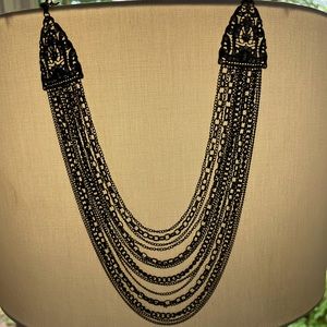 Multi-strand gold tone Necklace